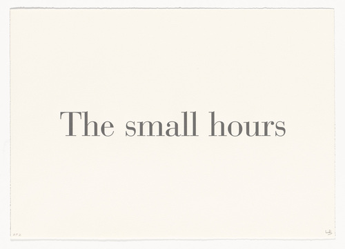 Louise Bourgeois. The Small Hours, no. 2 of 9, component B, from the series, What Is the Shape of This Problem? 1999