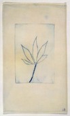 Louise Bourgeois. Untitled (Short Branch with Five Leaves), in Les Arbres (6), from the editioned series of portfolios, Les Arbres (1-6). 2004