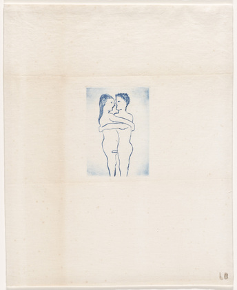 Louise Bourgeois. Louise and Robert, plate 6 of 24, from the series, Self Portrait. 2009