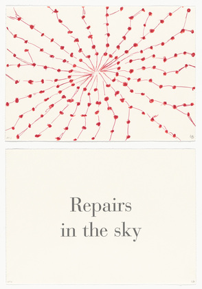 Louise Bourgeois. Repairs in the Sky, no. 3 of 9, from the series, What Is the Shape of This Problem? 1999