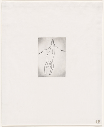 Louise Bourgeois. Birth, plate 10 of 24, from the series, Self Portrait. 2009