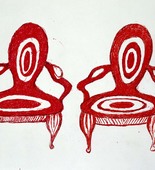 Louise Bourgeois. The Duet (The Armchair as a Symbol of Friendlyness). 2002