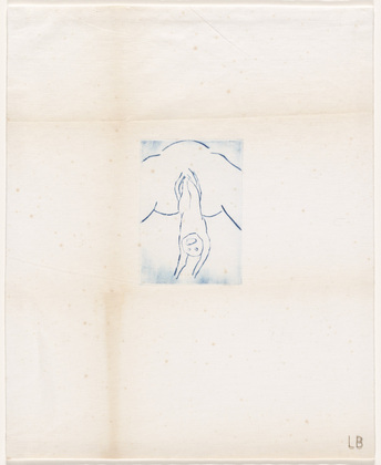 Louise Bourgeois. Birth, plate 12 of 24, from the series, Self Portrait. 2009