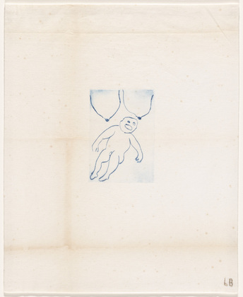 Louise Bourgeois. Feeding, plate 13 of 24, from the series, Self Portrait. 2009