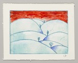 Louise Bourgeois. Untitled (Hills), from the editioned series of portfolios, Les Arbres (1-6). 2004