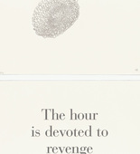 Louise Bourgeois. The Hour Is Devoted to Revenge, no. 7 of 9, from the series, What Is the Shape of This Problem? 1999
