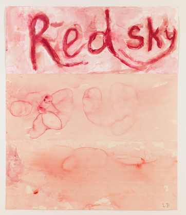 Louise Bourgeois. Untitled, no. 1 of 11, from the series, The Red Sky. 2009
