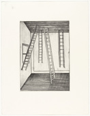 Louise Bourgeois. Plate 8 of 11, from the illustrated book, He Disappeared into Complete Silence, second edition. 1995