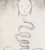 Louise Bourgeois. La Nausée, plate 22 of 24, from the series, Self Portrait. 2009