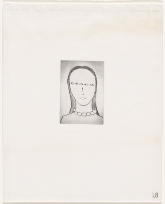 Louise Bourgeois. Louise, plate 23 of 24, from the series, Self Portrait. 2009