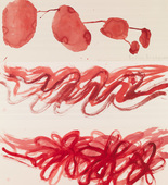 Louise Bourgeois. Untitled, no. 3 of 11, from the series, The Red Sky. 2009