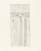 Louise Bourgeois. Plate 9 of 9, from the illustrated book, He Disappeared into Complete Silence, second edition. 1995
