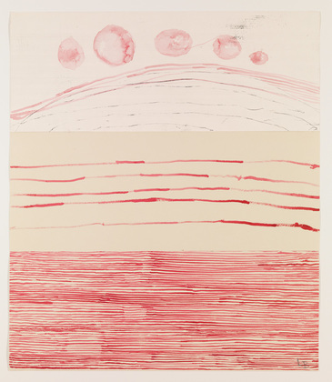 Louise Bourgeois. Untitled, no. 5 of 11, from the series, The Red Sky. 2009