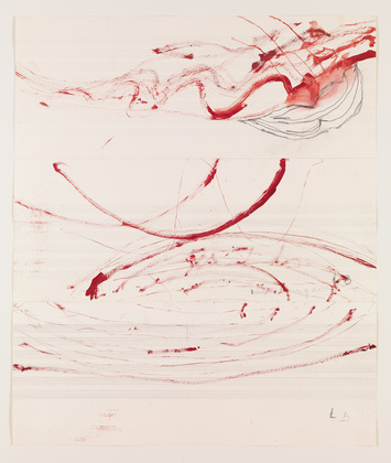 Louise Bourgeois. Untitled, no. 6 of 11, from the series, The Red Sky. 2009