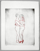 Louise Bourgeois. The Couple, plate 5 of 7, from the portfolio, La Réparation. 2001