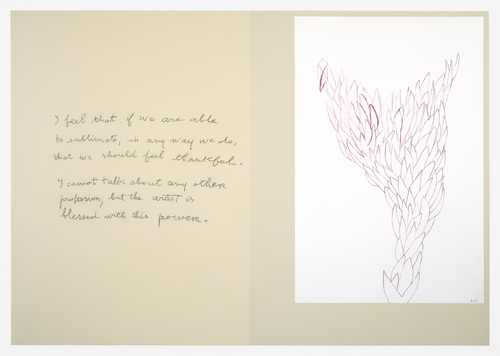 Louise Bourgeois. Untitled, no. 15 of 15, from the illustrated book, Sublimation. 2002