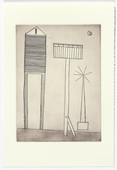 Louise Bourgeois. Plate 6 of 11, from the illustrated book, He Disappeared into Complete Silence, second edition. 1995-2003