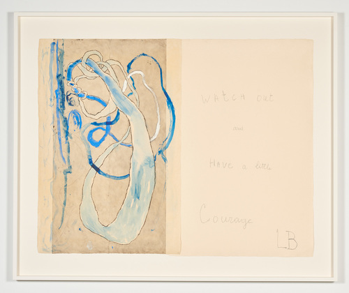 Louise Bourgeois. Untitled, no. 4 of 4, from the series, Have a Little Courage. 2009