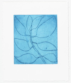 Louise Bourgeois. Untitled (Branch with Eight Leaves), in Les Arbres (2), from the editioned series of portfolios, Les Arbres (1-6). 2004
