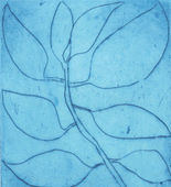Louise Bourgeois. Untitled (Branch with Eight Leaves), in Les Arbres (2), from the editioned series of portfolios, Les Arbres (1-6). 2004