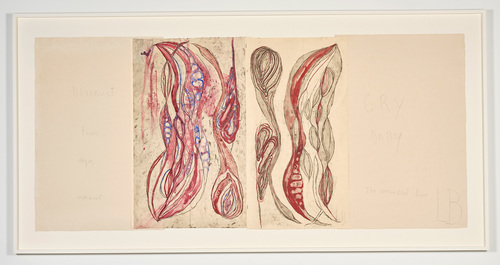Louise Bourgeois. Untitled, no. 2 of 2, from the series, What Hurts. 2007
