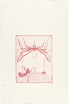 Louise Bourgeois. Spider, plate 11 of 11, from the illustrated book, He Disappeared into Complete Silence, second edition. 2001