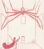 Louise Bourgeois. Spider, plate 11 of 11, from the illustrated book, He Disappeared into Complete Silence, second edition. 2001