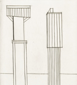 Louise Bourgeois. Plate 2 of 11, from the illustrated book, He Disappeared into Complete Silence, second edition. 1990; reprinted 1993