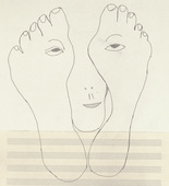 Louise Bourgeois. Untitled, plate 3 of 5, from the illustrated book, and plate 3 of 7, from the portfolio, Metamorfosis. 1996