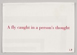 Louise Bourgeois. A Fly Caught in a Person's Thought. c. 2004