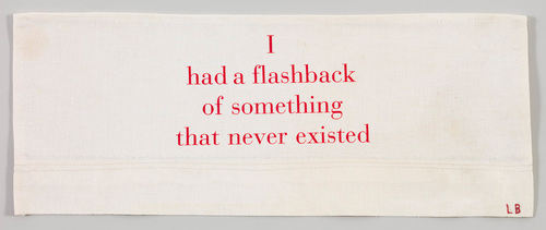 Louise Bourgeois. I Had a Flashback of Something that Never Existed. 2002