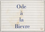 Louise Bourgeois. Ode à la Bièvre. 2004