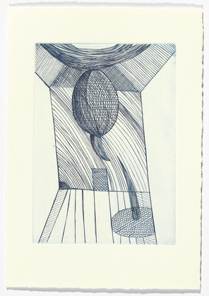 Louise Bourgeois. Untitled, plate 10 of 11, from the illustrated book, He Disappeared into Complete Silence, second edition. 1995-2003