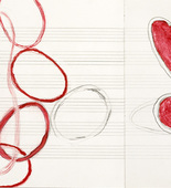 Louise Bourgeois. Untitled drawing, in Nothing to Remember (set 1), from the series of folio sets (1-6). 2004-2006