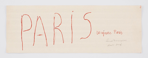 Louise Bourgeois. Paris Toujours Paris. 2006