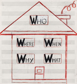 Louise Bourgeois. Who Where When Why What. 1999