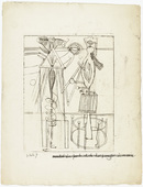 Louise Bourgeois. Plate 7 of 9, from the illustrated book, He Disappeared into Complete Silence. 1946-1947