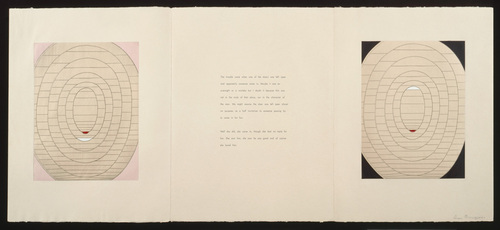 Louise Bourgeois. Untitled, no. 5 of 8, from the puritan: triptych set #4 of 12. 1990-1997