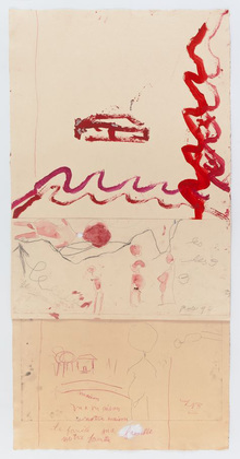 Louise Bourgeois. Untitled, no. 3 of 5, from the series, Le Matin Rouge. 2009