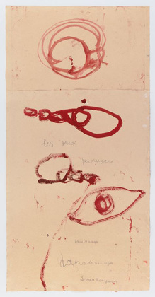 Louise Bourgeois. Untitled, no. 4 of 5, from the series, Le Matin Rouge. 2009