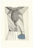 Louise Bourgeois. Untitled, plate 10 of 11, from the illustrated book, He Disappeared into Complete Silence, second edition. 2005