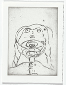 Louise Bourgeois. Untitled, plate 3 of 9, from the portfolio, The View from the Bottom of the Well. 1995