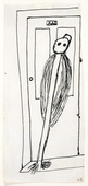 Louise Bourgeois. Figure at Door. 1945