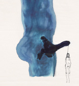 Louise Bourgeois with Tracey Emin. Just Hanging, no. 11 of 16, from the series, Do Not Abandon Me. 2009-2010