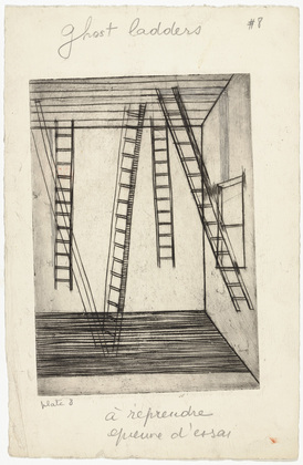 Louise Bourgeois. Plate 8 of 9, from the illustrated book, He Disappeared into Complete Silence, first edition. 1946-1947