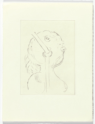 Louise Bourgeois. Untitled, plate 7 of 9, from the portfolio, The View from the Bottom of the Well. 1995