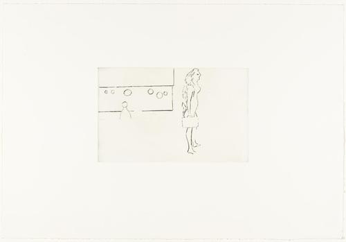 Louise Bourgeois. Untitled, plate 7 of 14, from the portfolio, Autobiographical Series. 1993