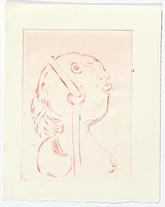 Louise Bourgeois. Untitled, plate 7 of 9, from the portfolio, The View from the Bottom of the Well. 1995