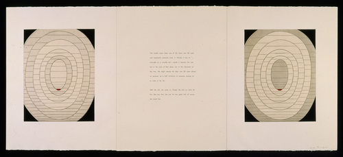 Louise Bourgeois. Untitled, no. 5 of 8, from the puritan: triptych set #11 of 12. 1990-1997