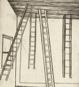 Louise Bourgeois. Plate 8 of 9, from the illustrated book, He Disappeared into Complete Silence, first edition. 1946-1947